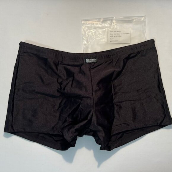 Neptio - Rio Midcut Swim Trunks - Black - Square Cut - Picture 2 of 11